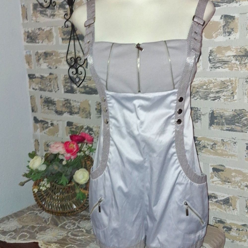 Silver TCEC Romper with Y2k Look